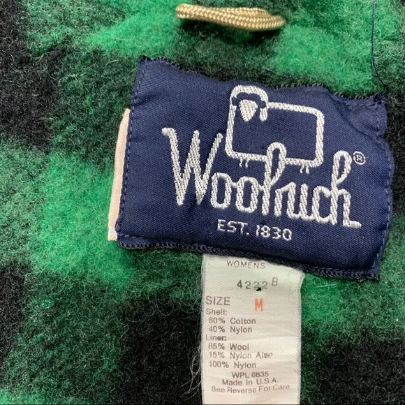 Vintage LL Bean Woolrich Baxter State Park hooded wool lined jacket - Picture 3 of 16